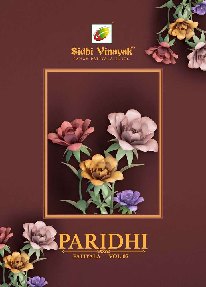Sidhi Vinayak Paridhi Vol-7 series 7001-7012 heavy indo cotton suit 