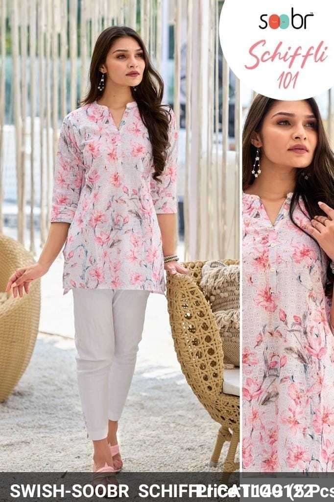 soober schiffli series 101-105 fancy kurti 