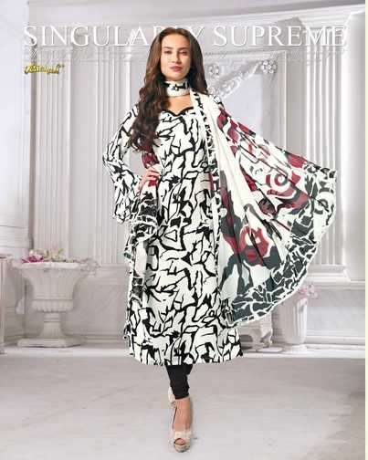 vaishali 5700 series 5701-5709 pure crape printed suit 