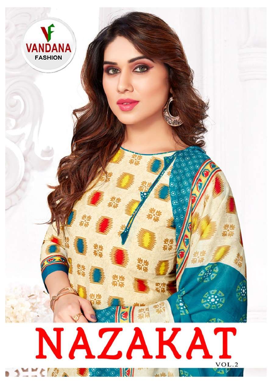 Vandana Nazakat Vol -2 series 2001-2012 heavy indo cotton suit 