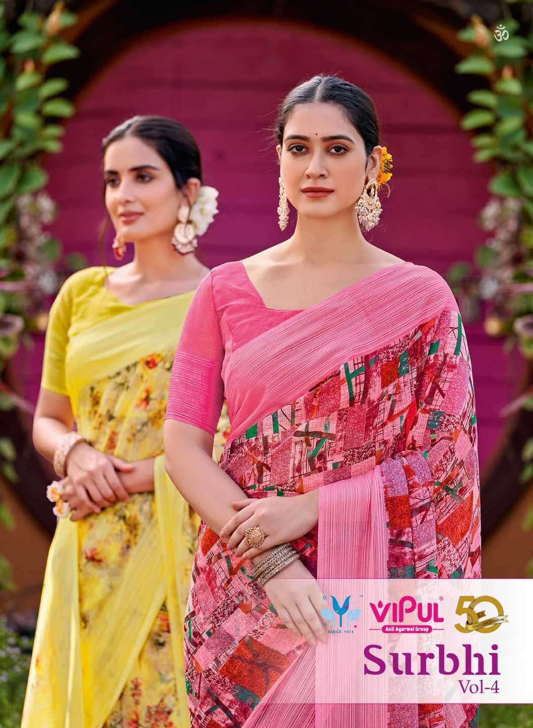 vipul fashion surbhi vol 4 series 79002-79013 georgette saree