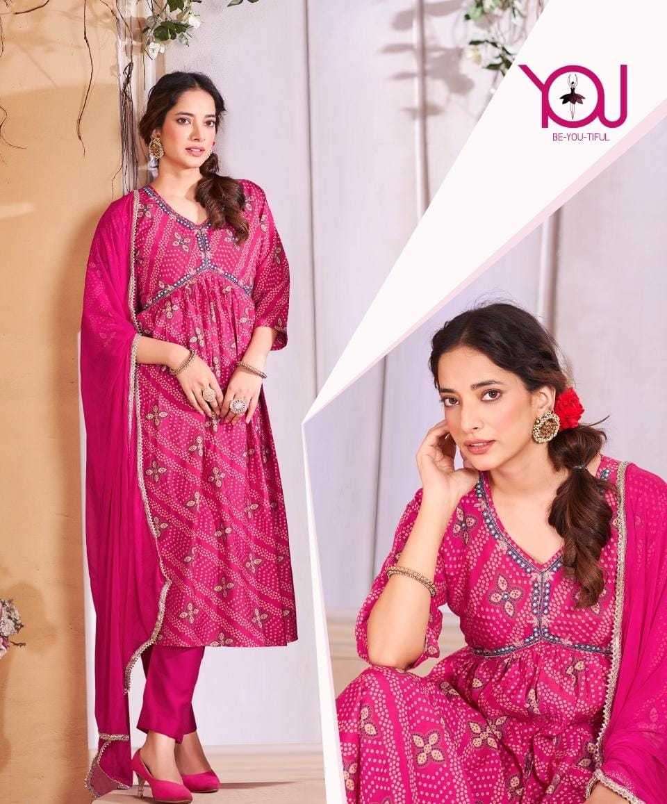 wanna you sarah series 137-144 Modal with Hand Work suit