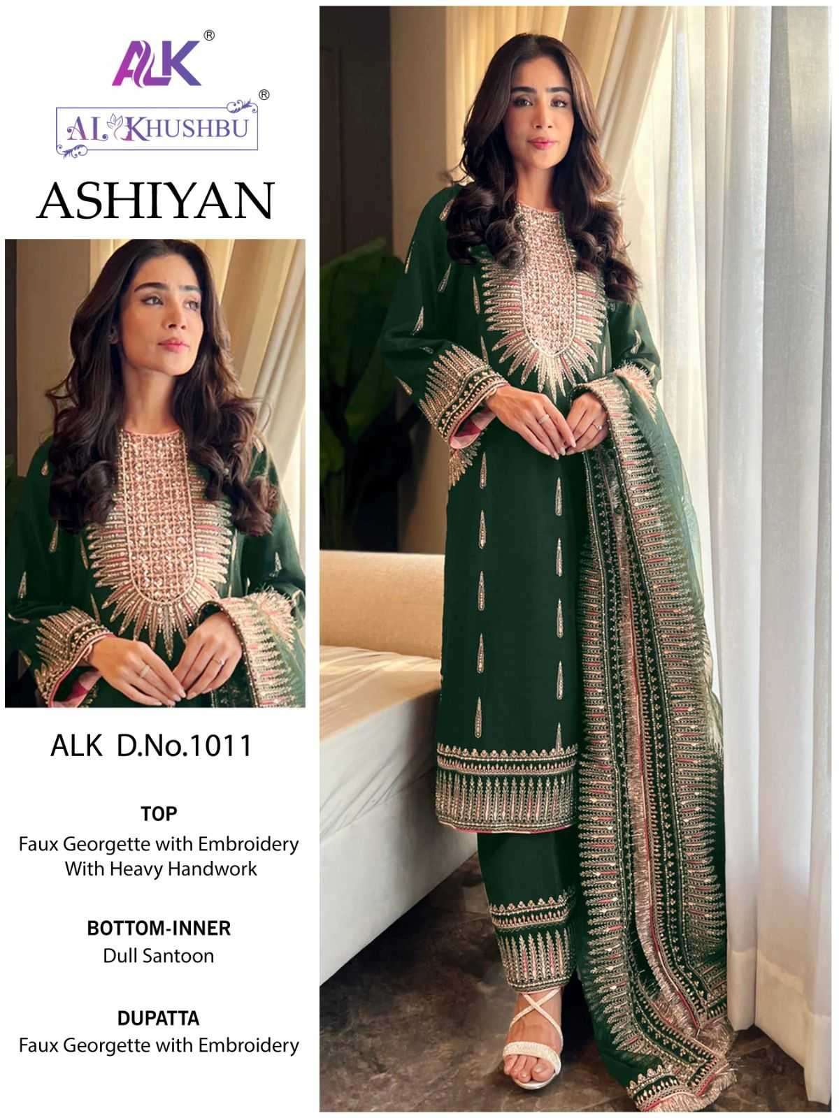 al khushbu ashiyan 1011 heavy georgette suit 