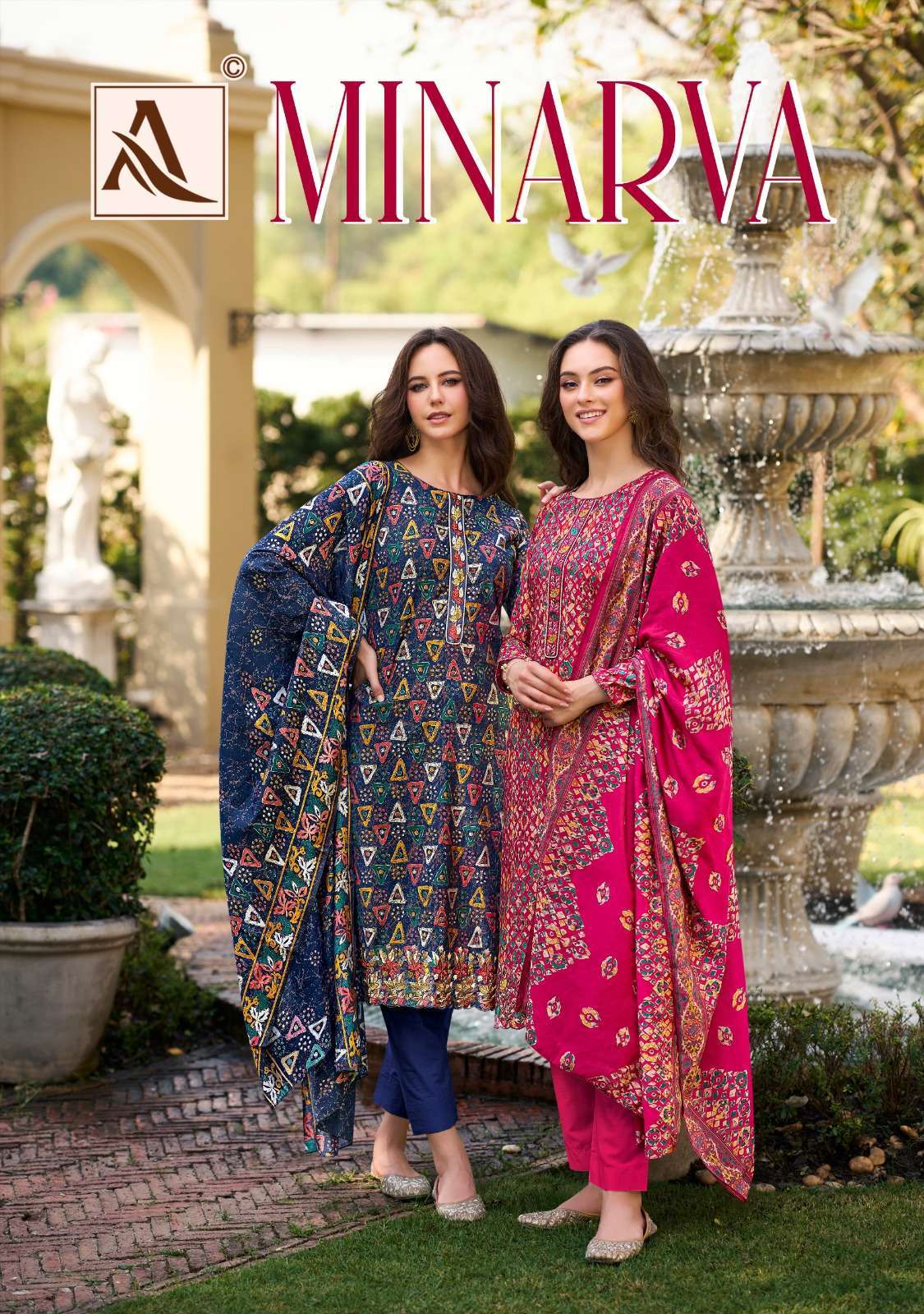 alok suit minarva series 150101-150106 Premium Mudaal suit