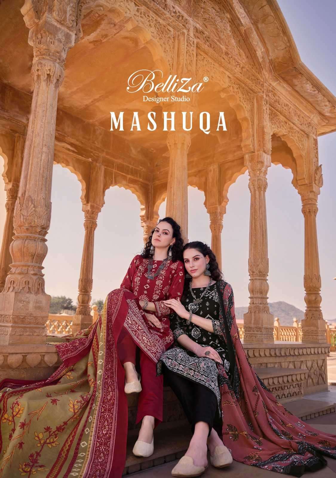 belliza mashuqa series 878001-878005 Pure Cotton suit
