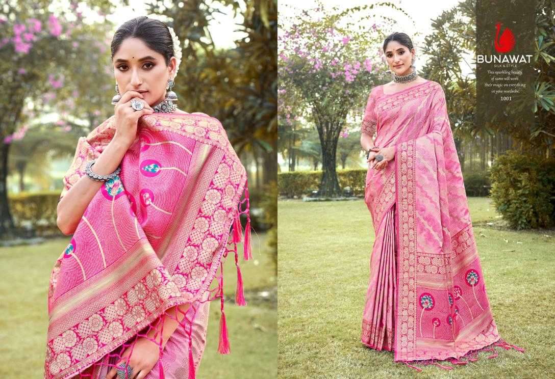 bunawat karina silk series 1001-1006 Silk saree