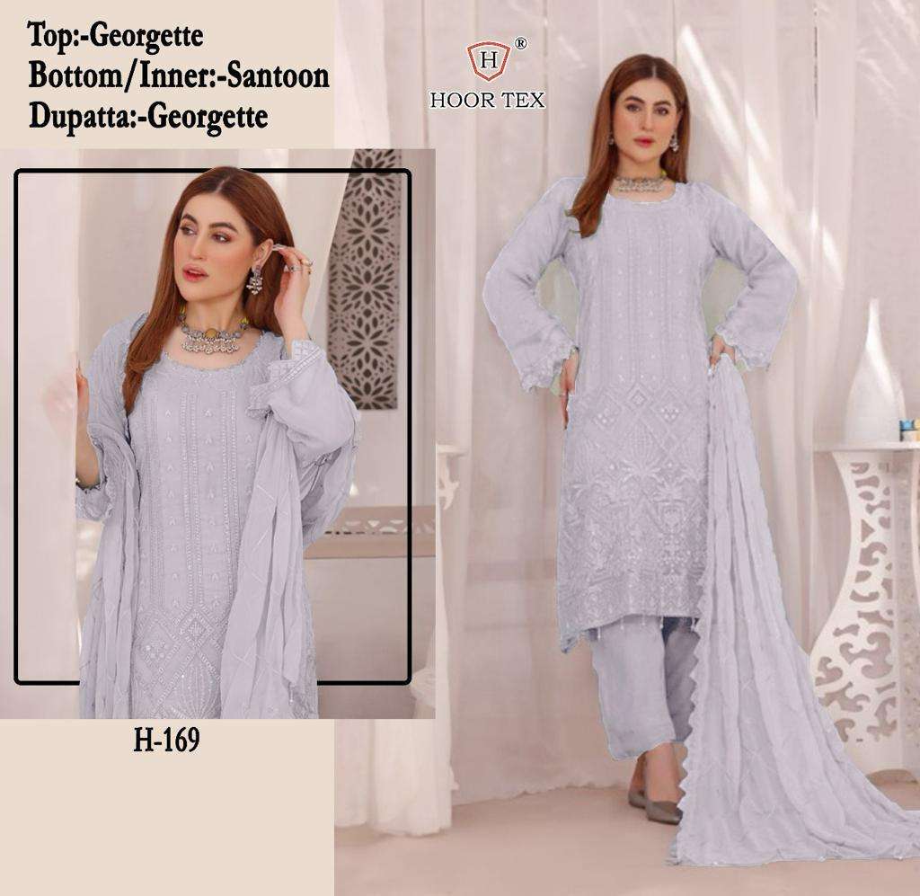 hoor tex H-169 faux georgette suit 