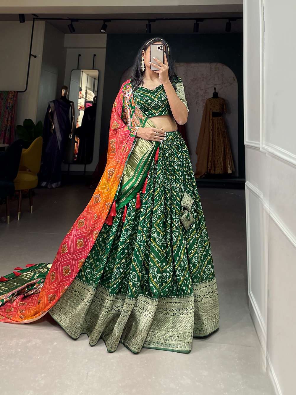  In the tapestry of traditions the lehenga choli is a masterpiece