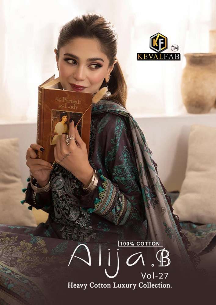 Keval Alija B Vol-27 series 27001-27006 Heavy Cotton suit