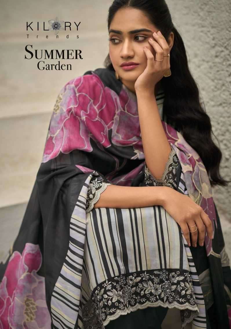 kilory trends summer garden series 841-848 pure jam cotton suit 