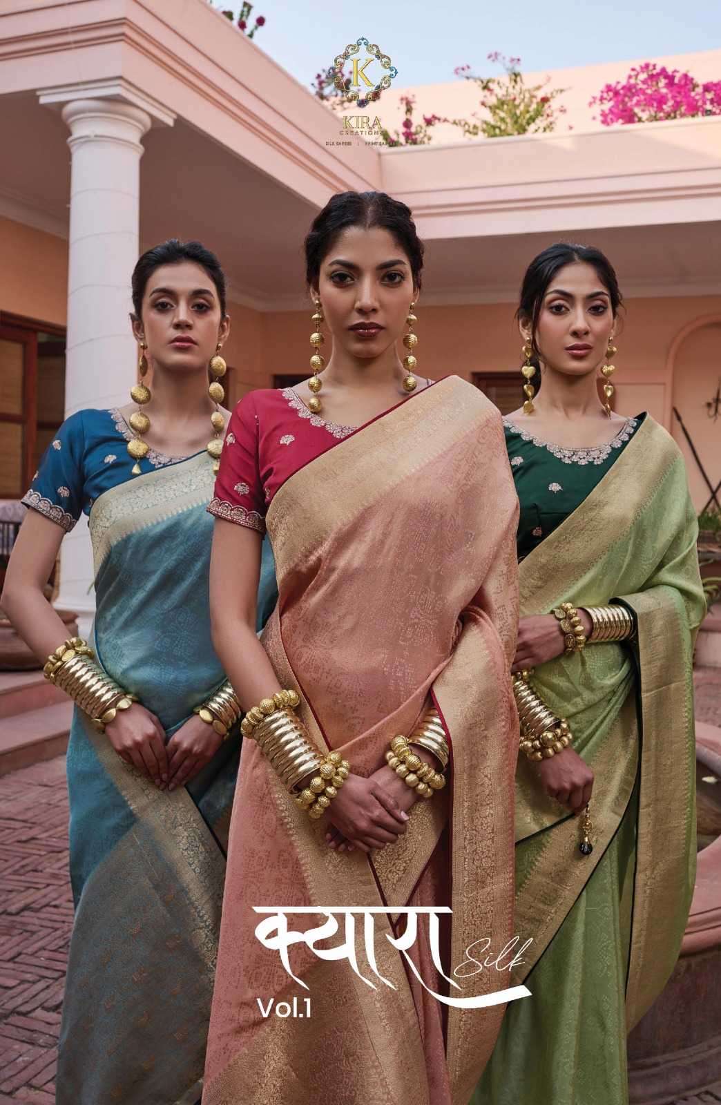 kira creation kyraa silk vol 1 series 2301-2306 silk saree