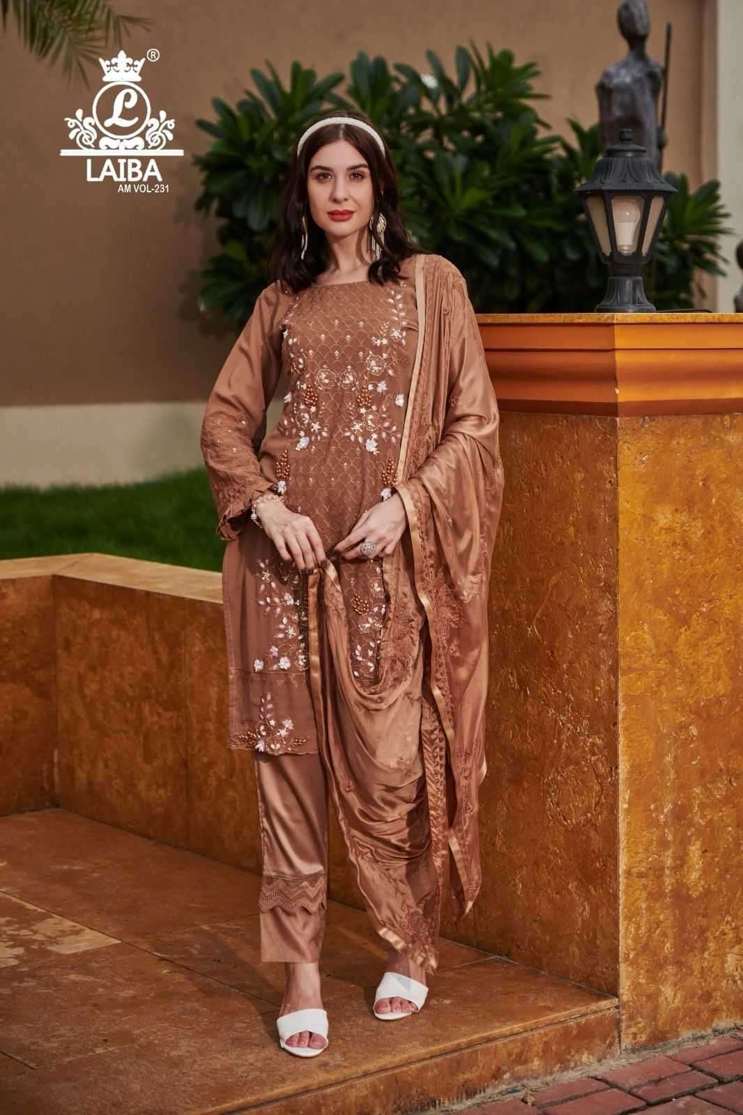 laiba am vol 231 Pure Georgette readymade suit 