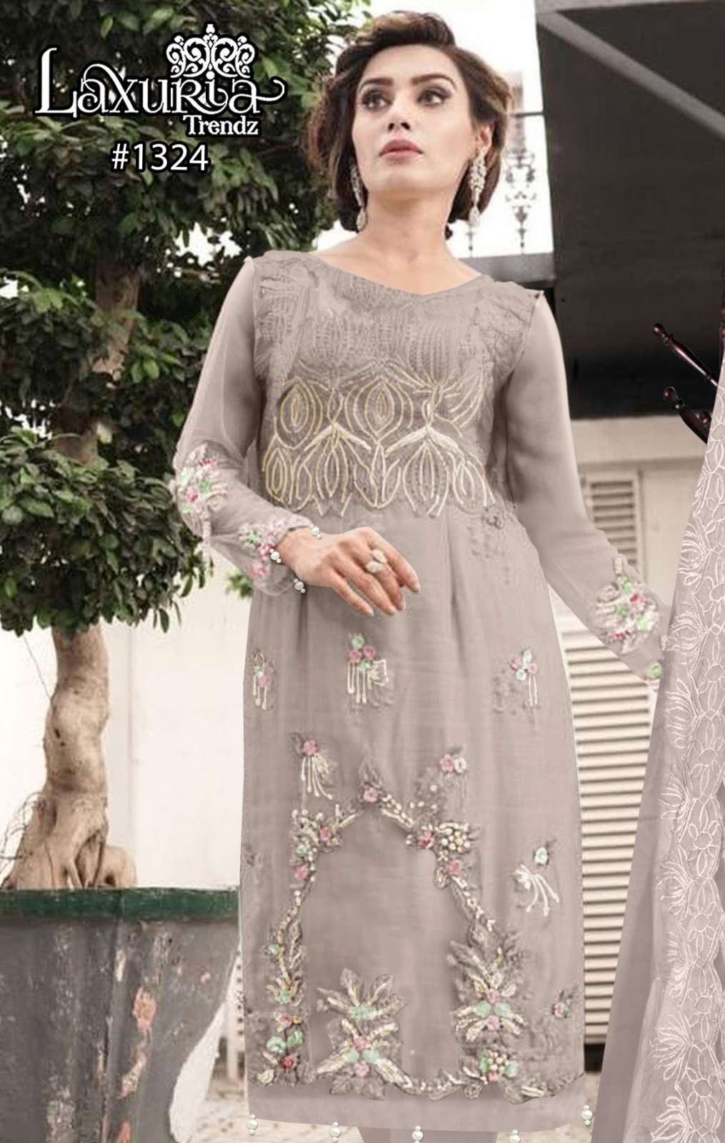 Laxuria 1234 designer faux georgette suit