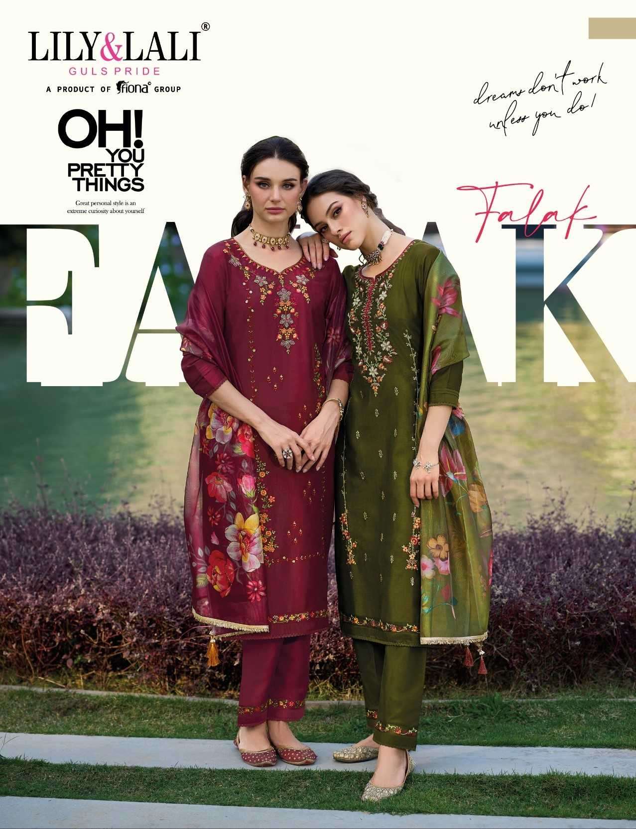 lily and lali falak series 15701-15706 Bember Silk suit