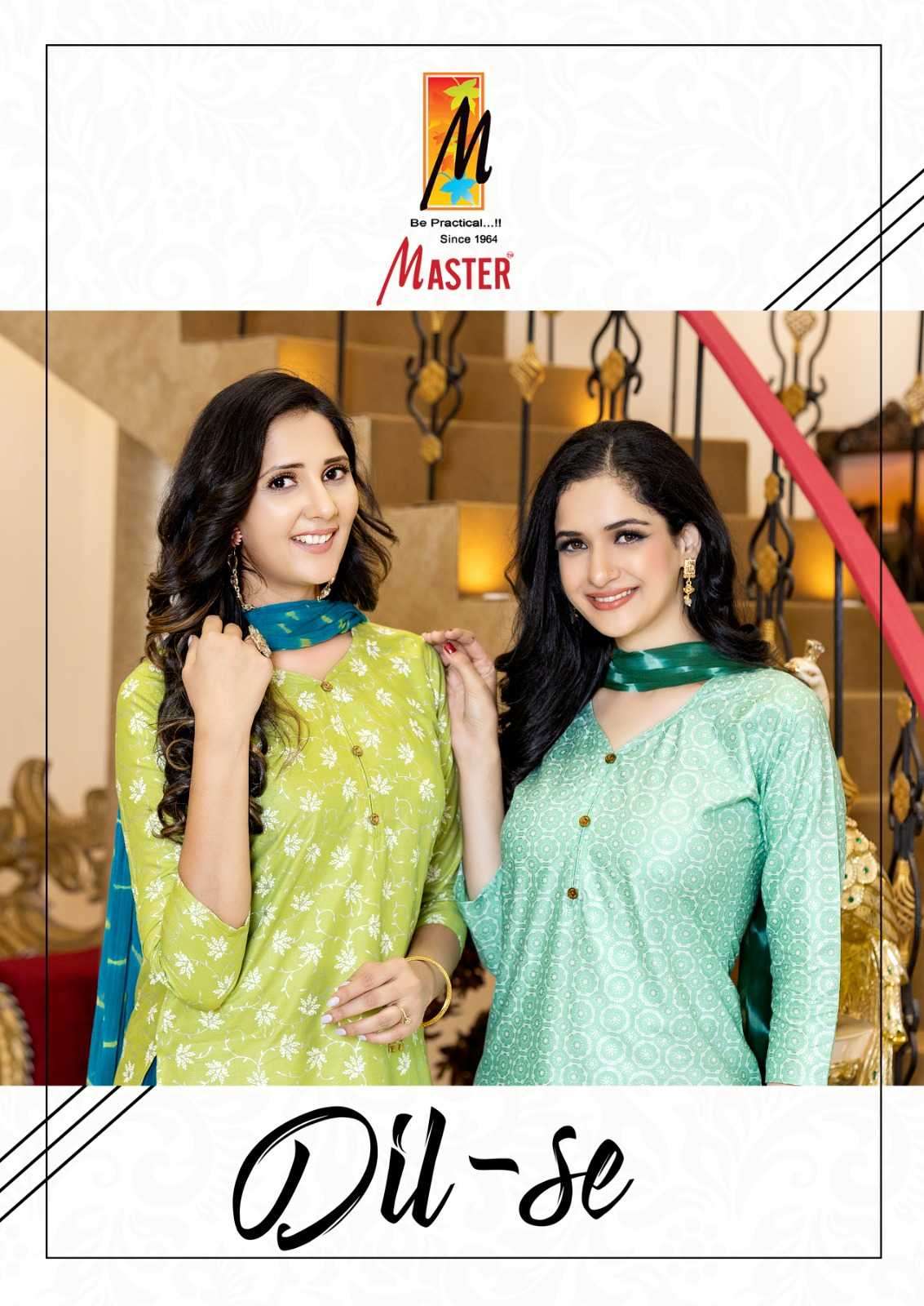 master dil se series 101-108 fancy rayon readymade suit 