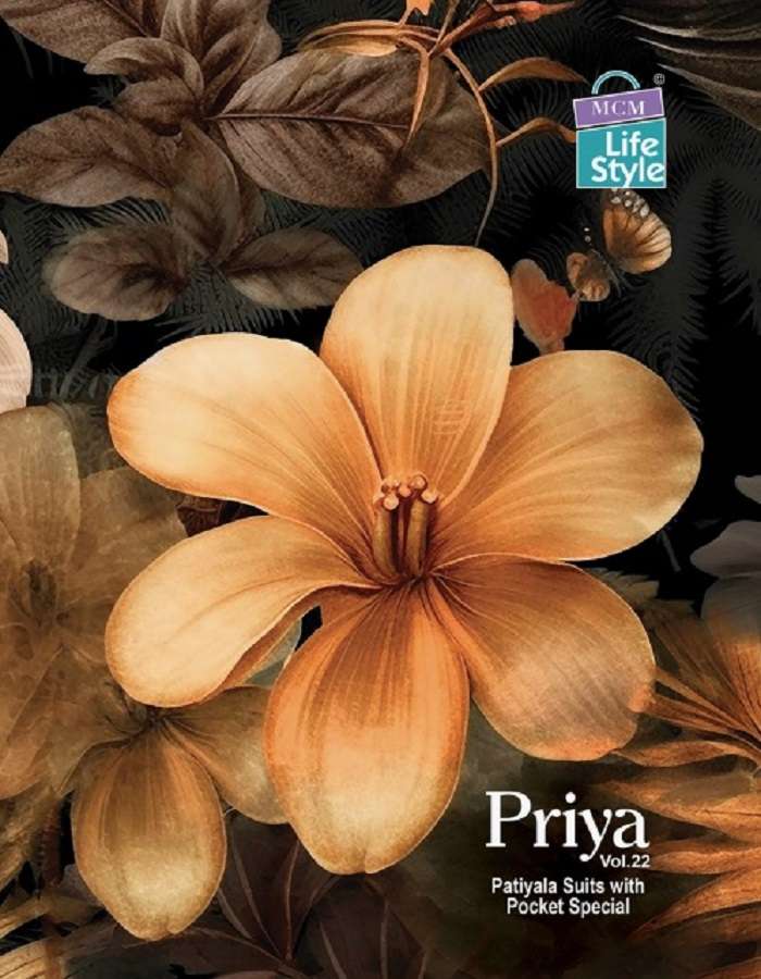 MCM Lifestyle Priya Vol-22 series 2201-2232 pure cotton suit 