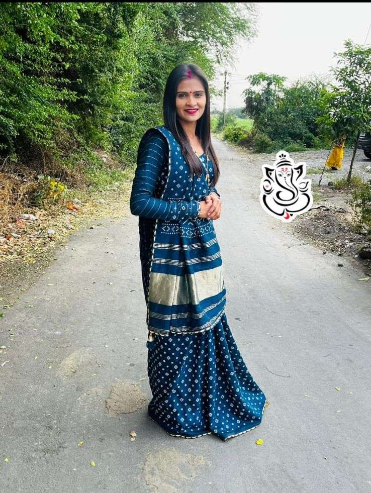 MS Brand of women choice designer soft handmade bandej saree