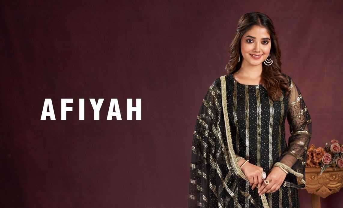 narayani fashion afiyah series 1001-1005 butterfly net suit 