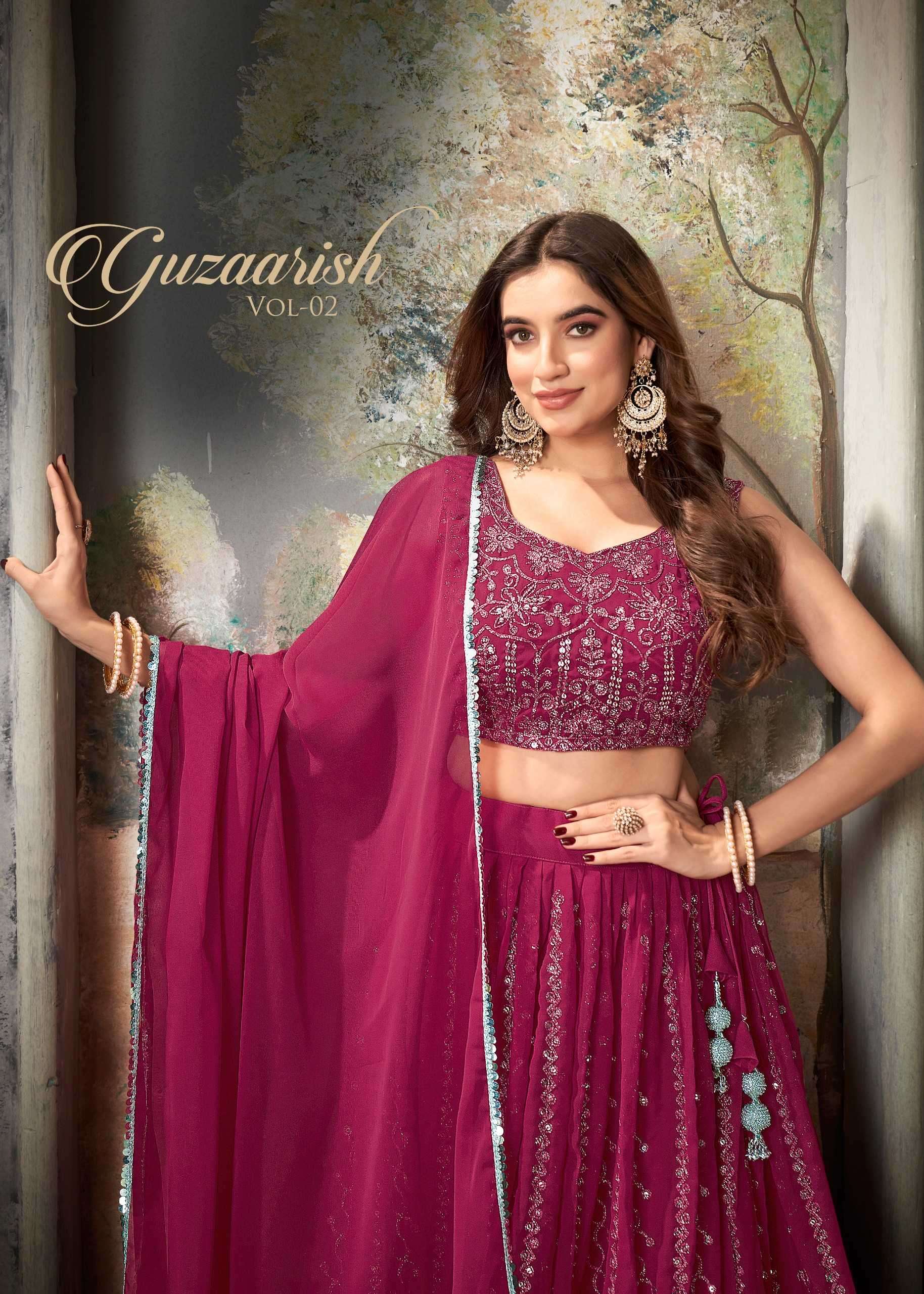 pr guzaarish vol 2 series 1001-1004 Pure Georgette lehenga