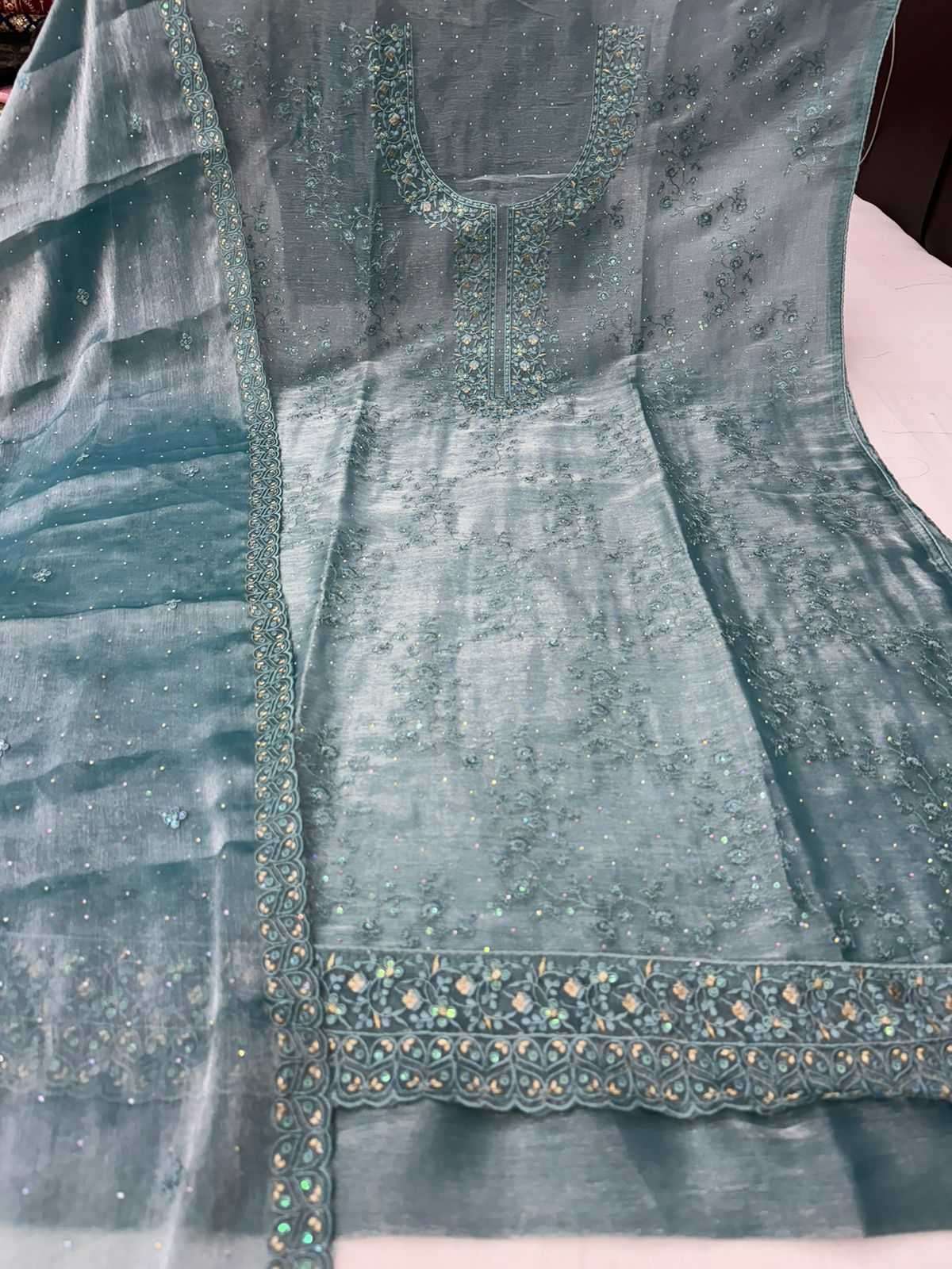 Pr roma occasion wear designer dress material