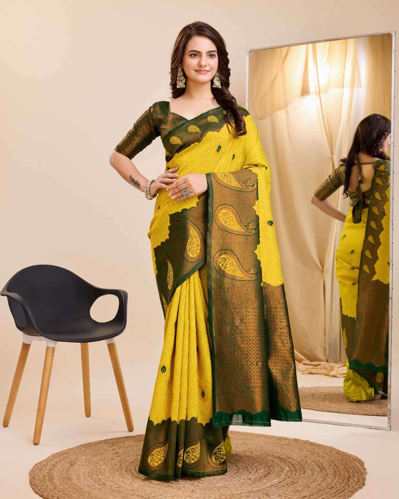 pr shreejee vol 3 Banarasi Silk saree