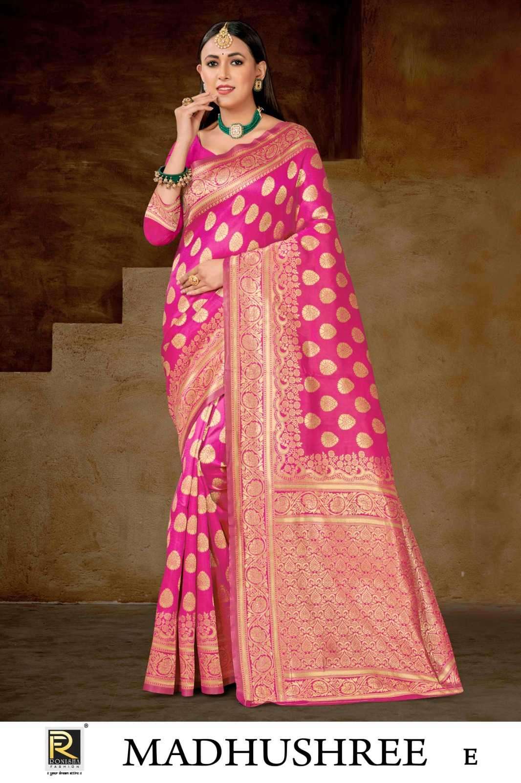 ranjna saree madhushree banarasi silk saree