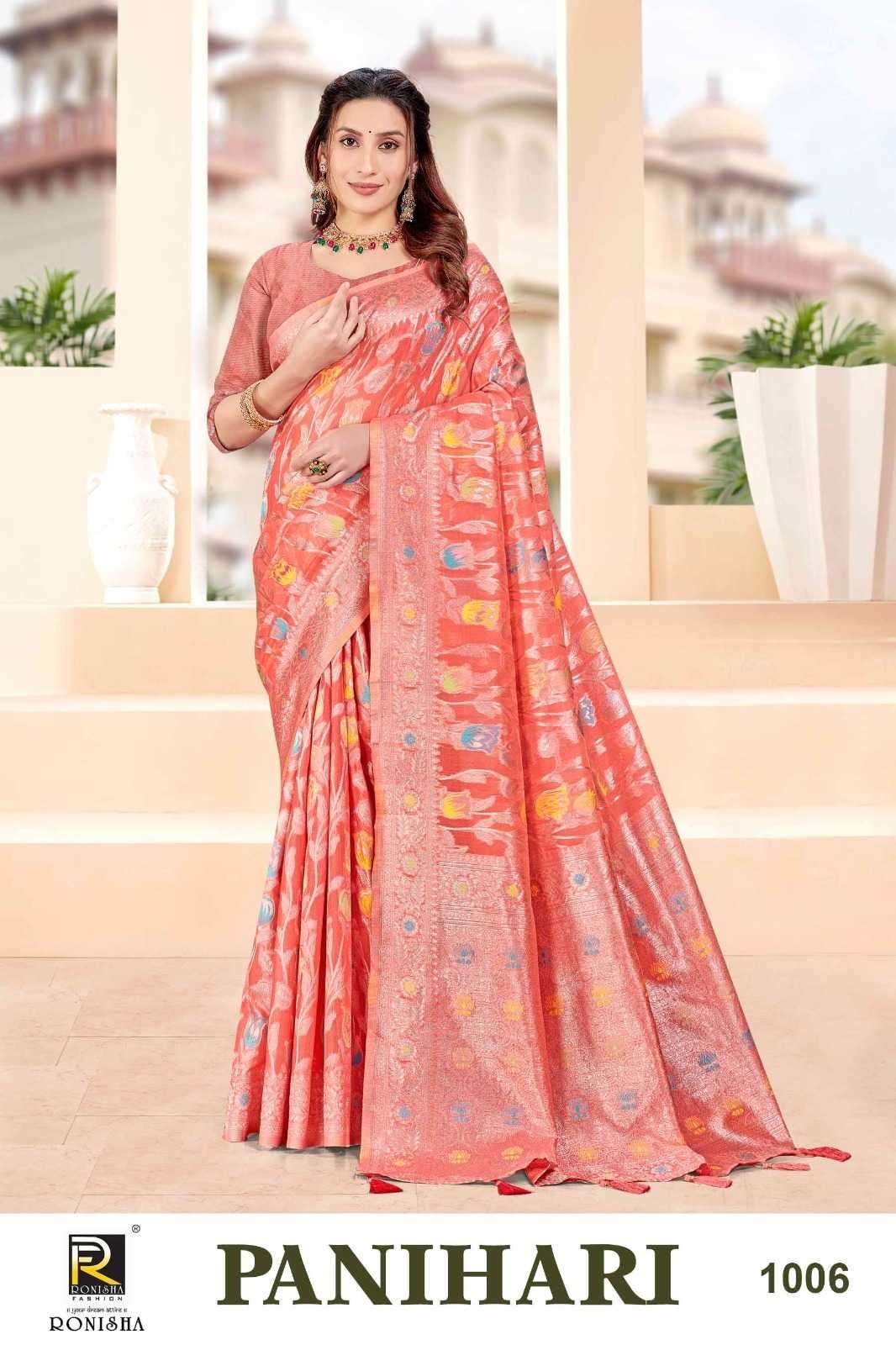 ranjna saree panihari series 1001-1006 banarasi silk saree