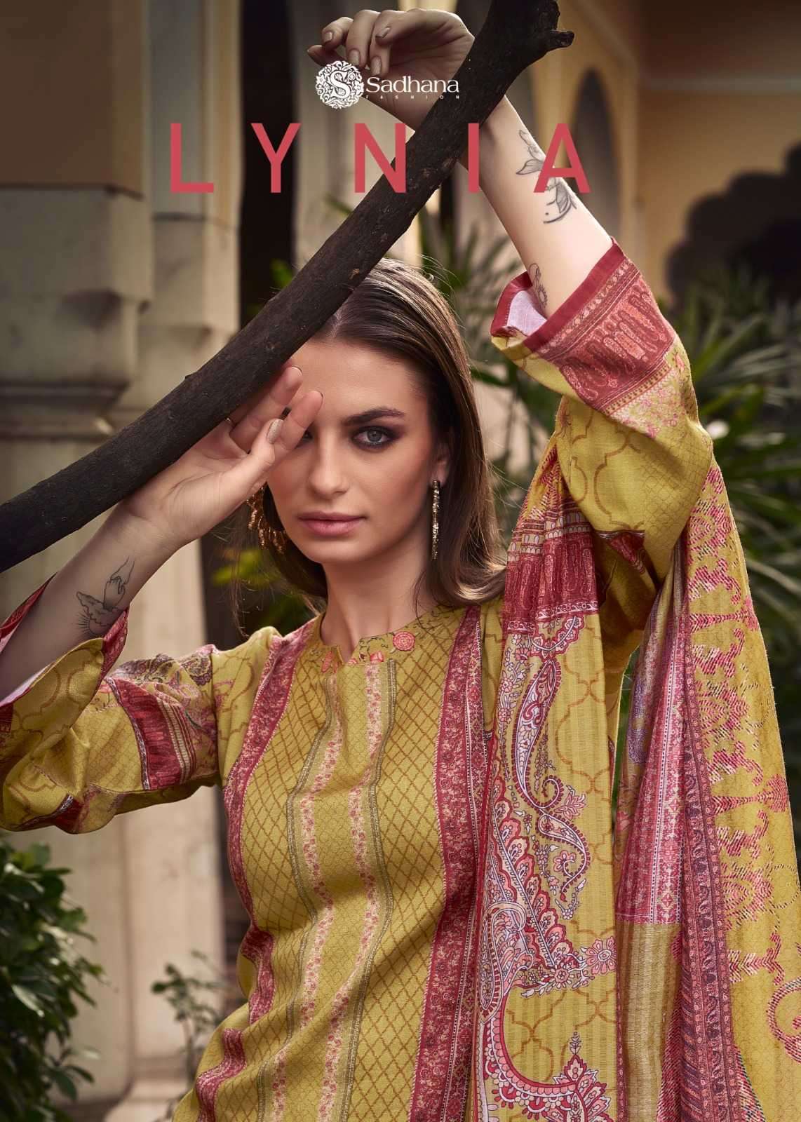 sadhana lynia series 10087-10092 pure jam cotton suit 