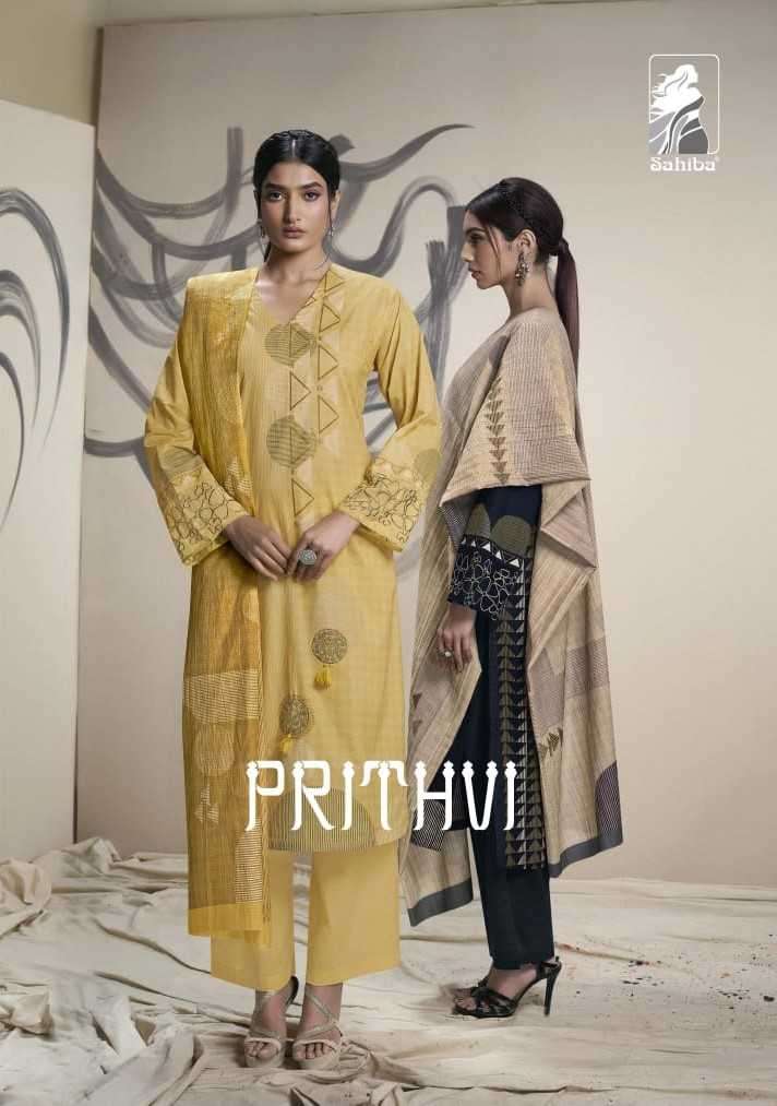 sahiba prithvi pure cotton lawn digital print suit 