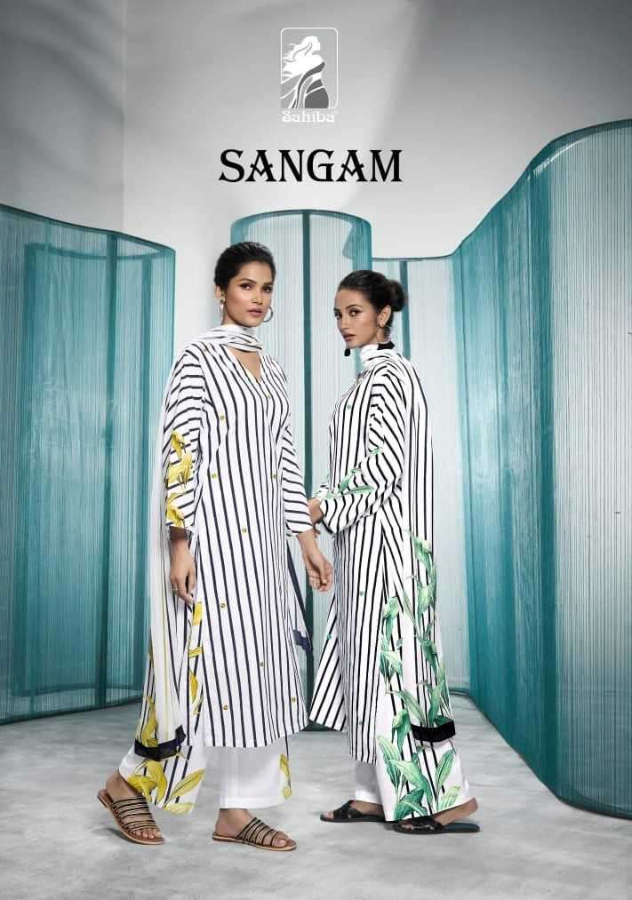 sahiba sangam pure cotton lawn digital print suit 