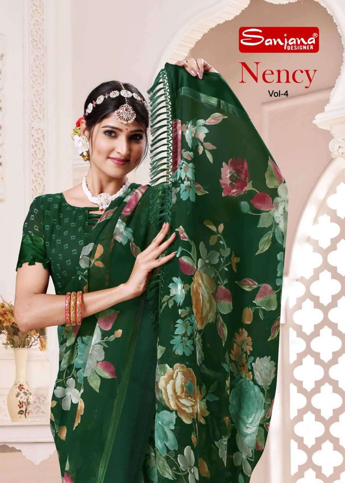 sanjana nency vol 4 series 119-124 weightless saree