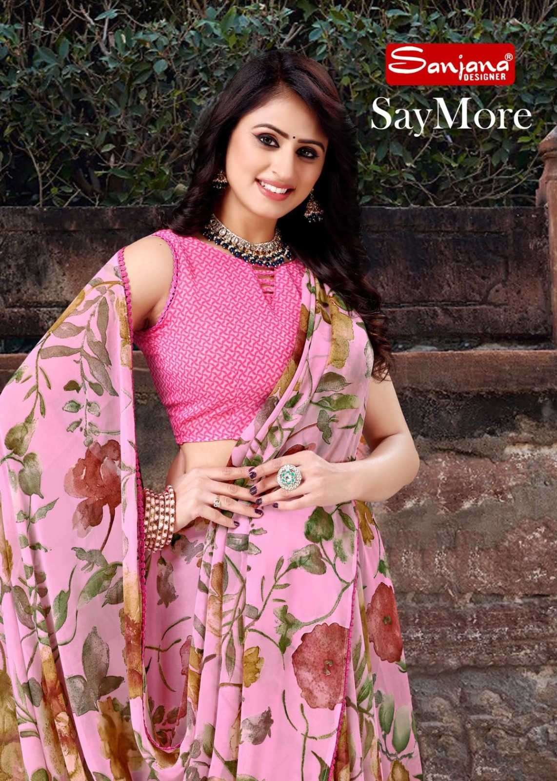 sanjana saymore series 101-106 weightless saree