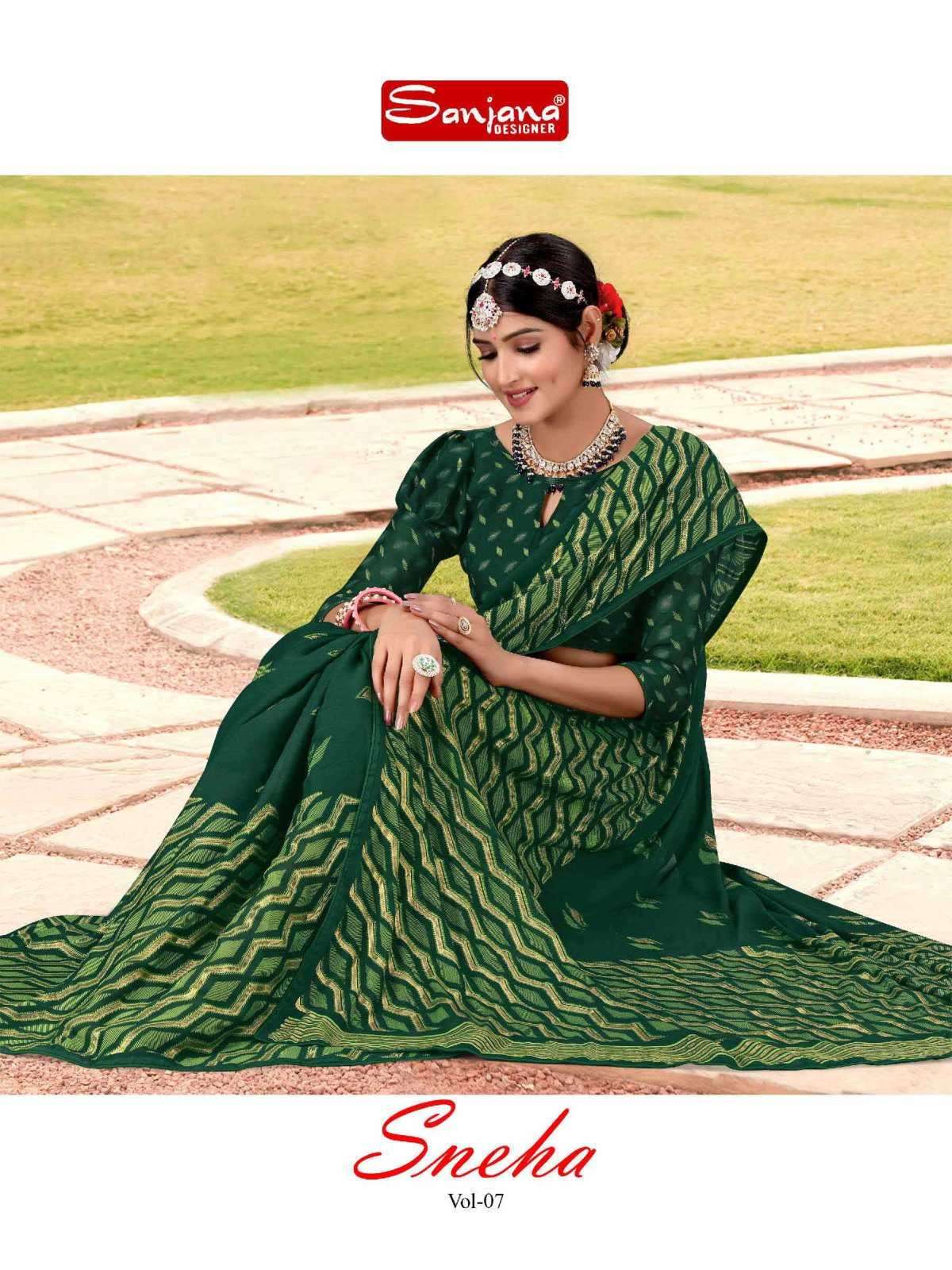 sanjana sneha vol 7 series 137-142 fancy saree