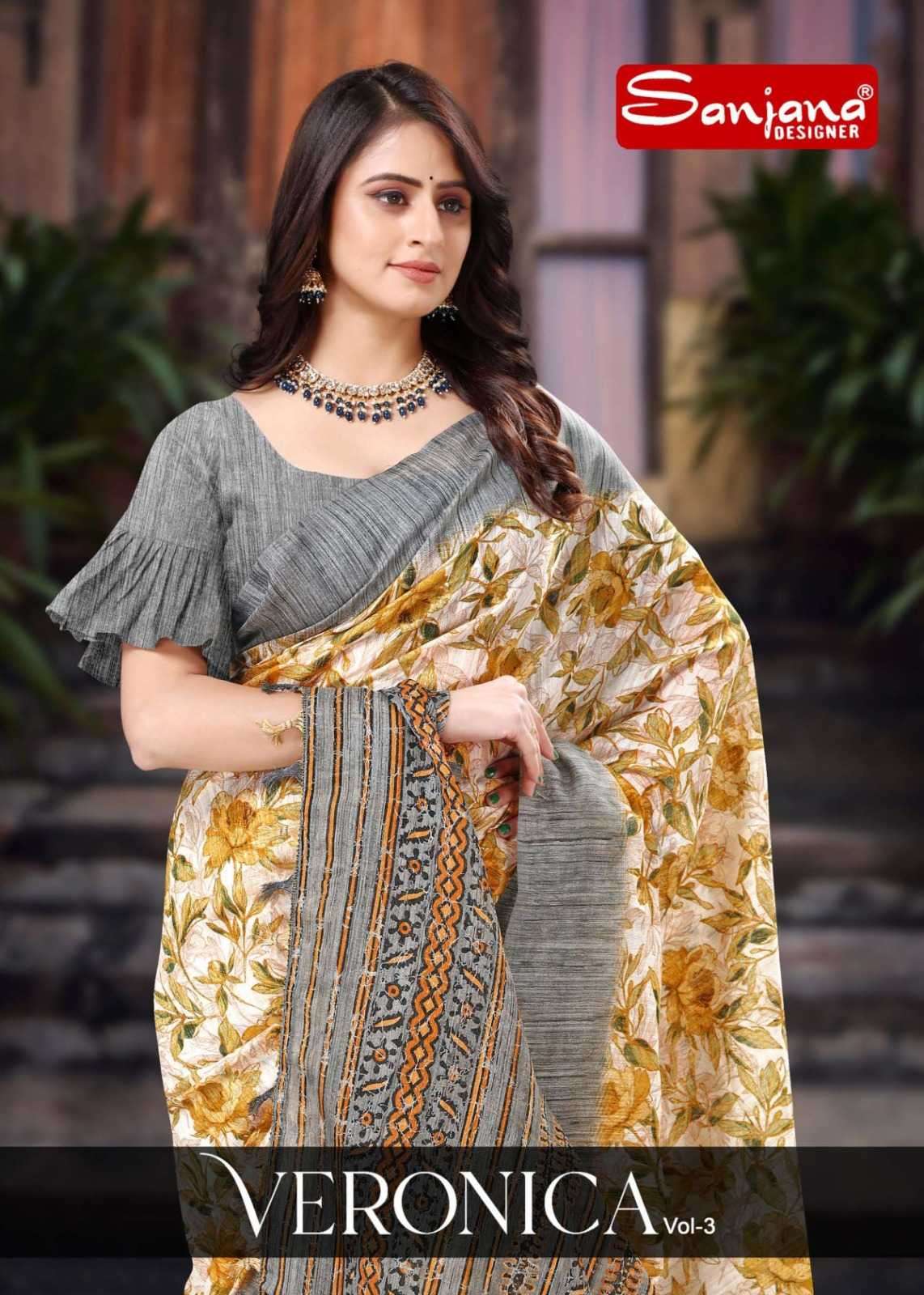 sanjana veronica vol 3 series 113-118 silk saree