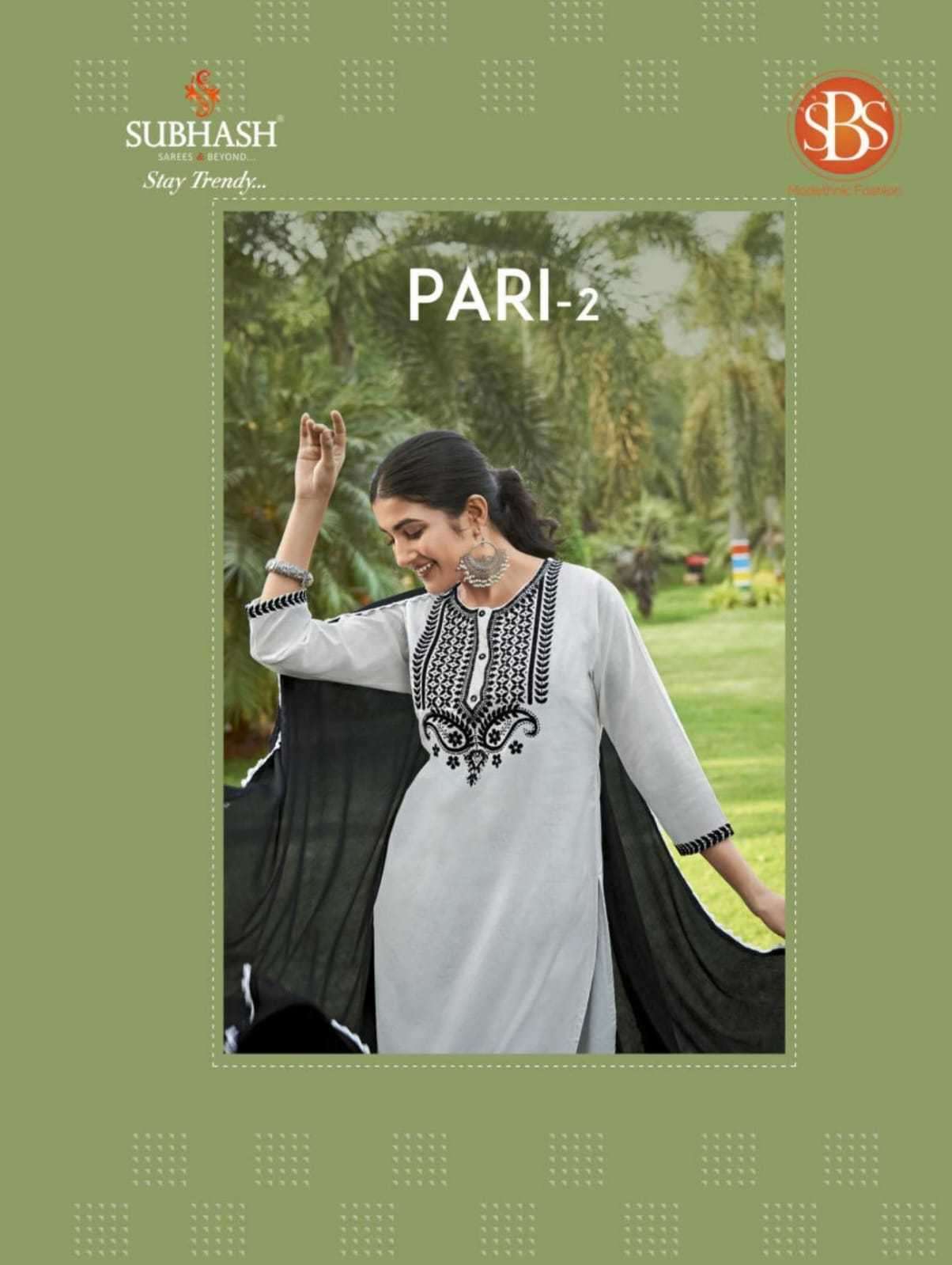 sbs fashion pari vol 2 series 4721-4727 mul cotton suit 