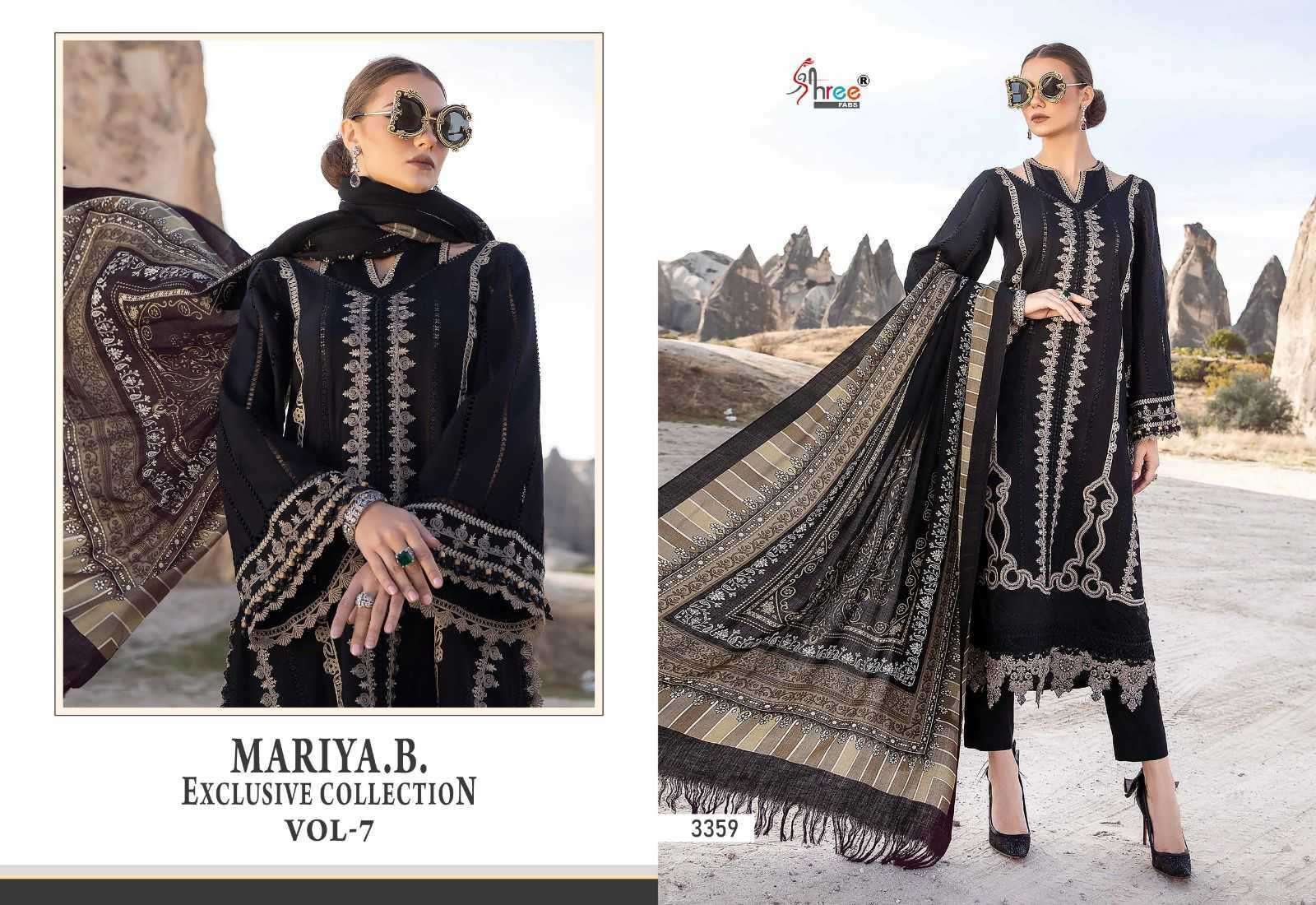 shree fab maria b exclusive collection vol 7 hit code 2 pure rayon cotton suit