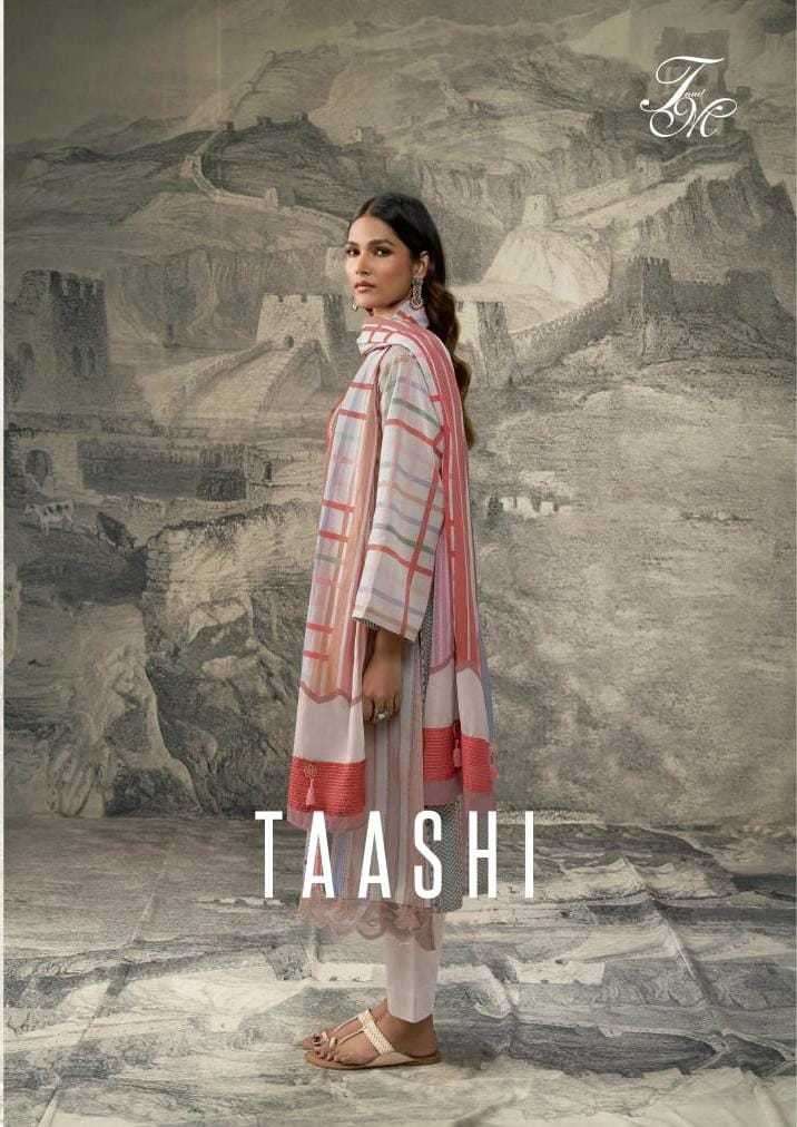 t&m designer taashi pure linnen digital print handwork suit 