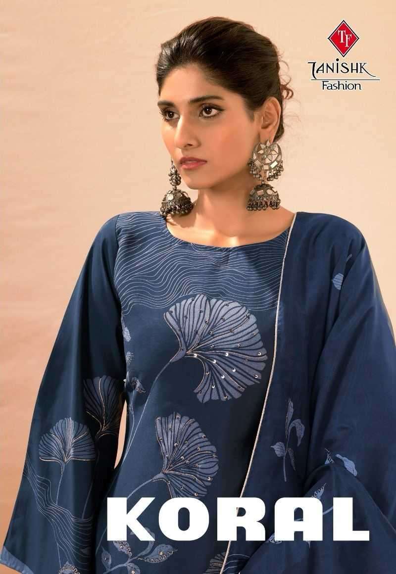 tanishk fashion koral series 67001-67006 pure viscose modal suit 