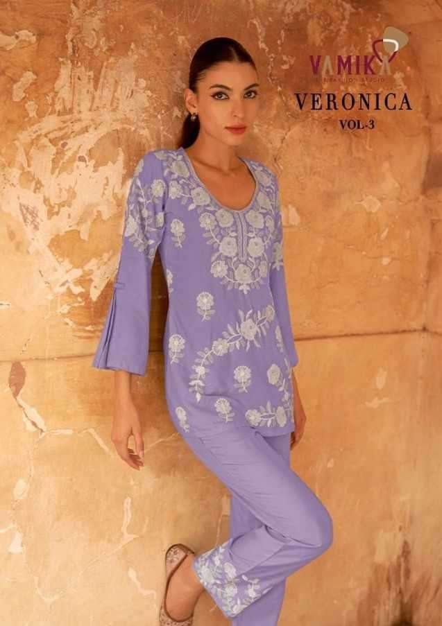 vamika veronica vol 3 series 112 Heavy REYON co-ord sets