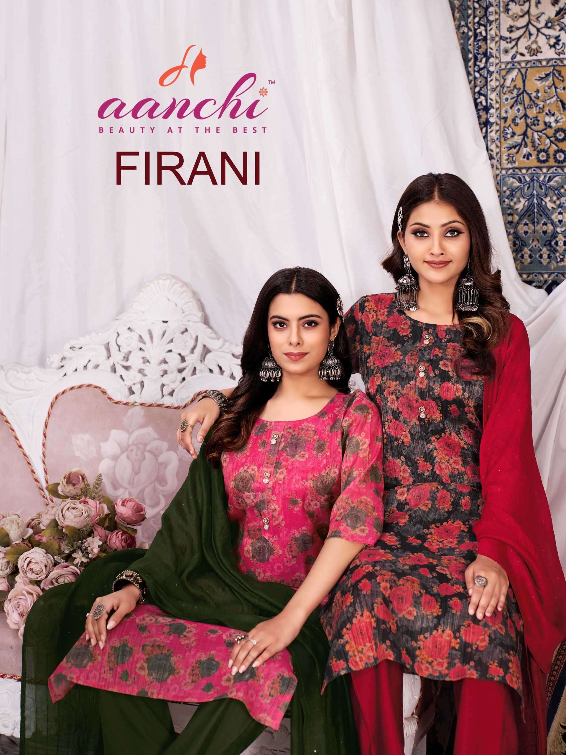 aanchi firani series 1001-1006 Erode Silk readymade suit 