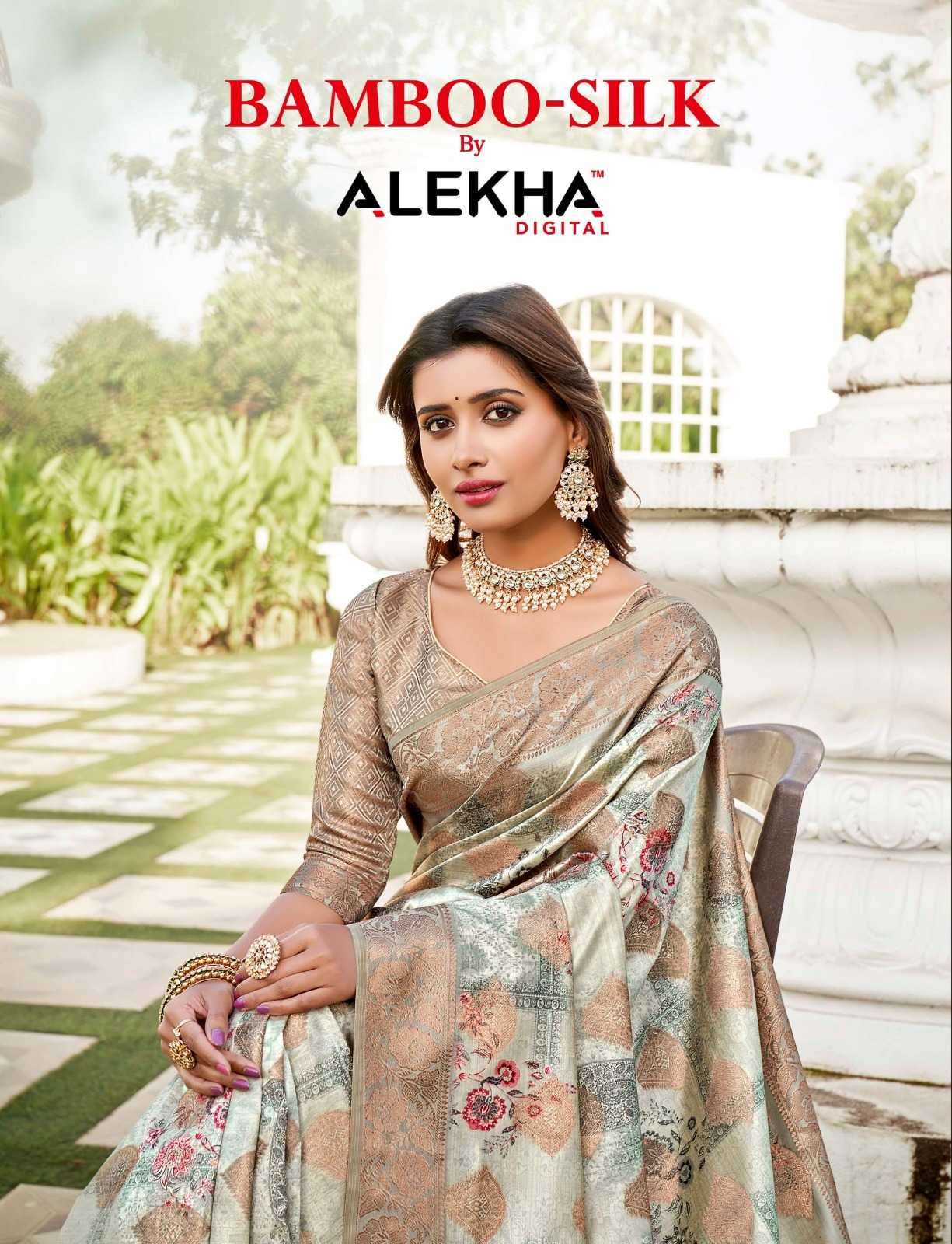 alekha bamboo silk vol 1 series 25471-25476 silk saree