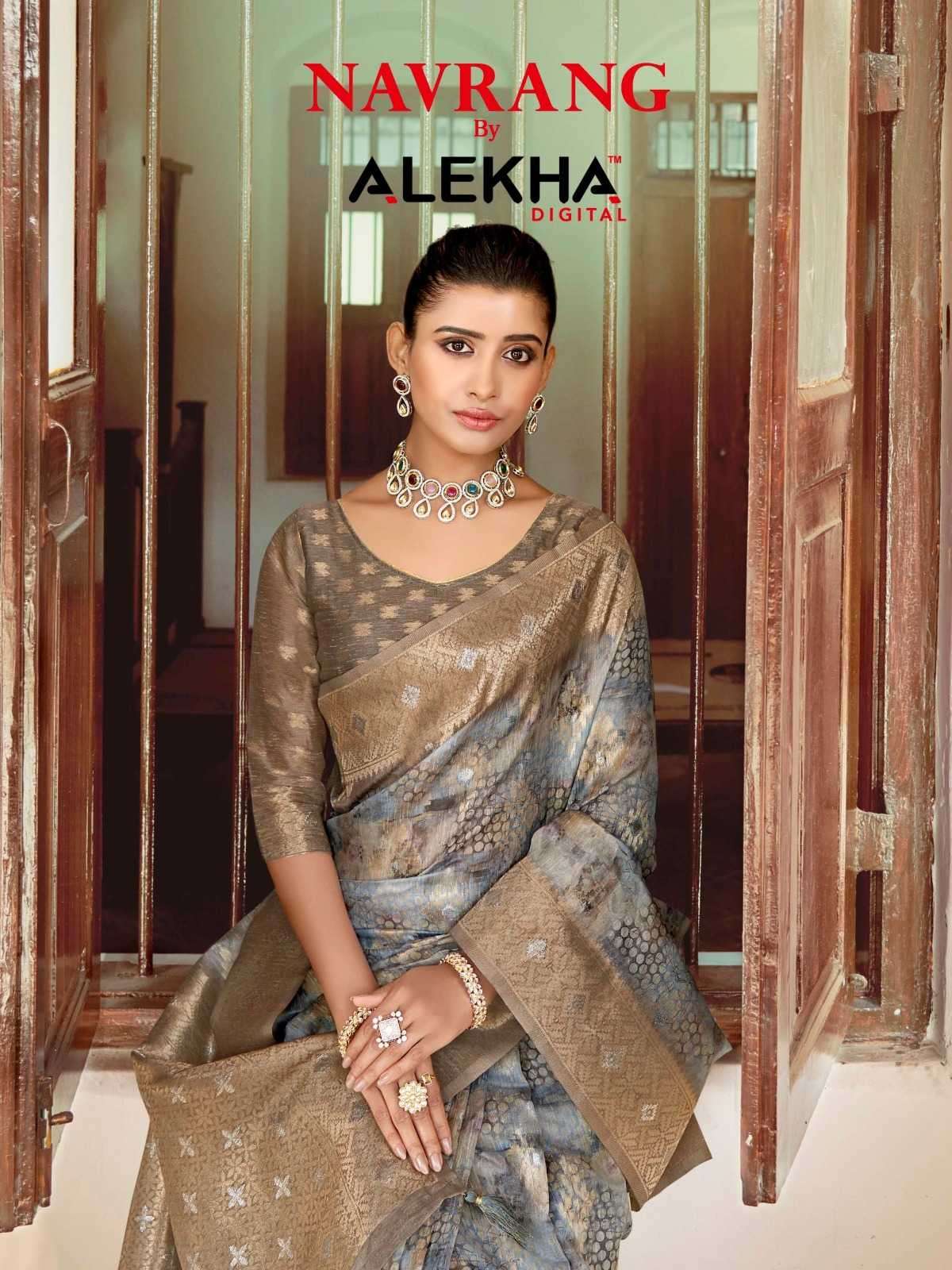 alekha navrang vol 1 series 25491-25496 silk saree