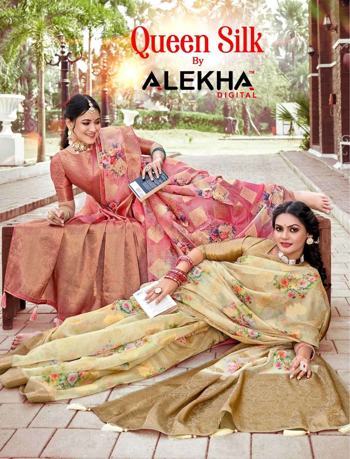 alekha queen silk vol 1 series 25461-25466 fancy saree
