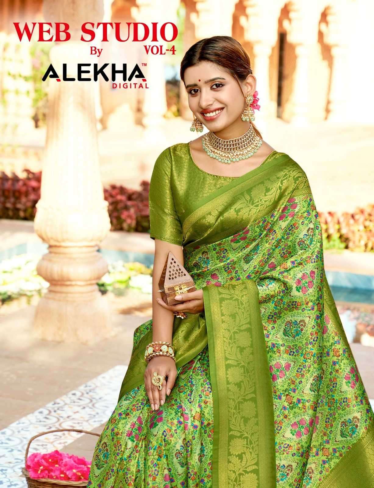 alekha web studio vol 4 series 25591-25596 fancy saree