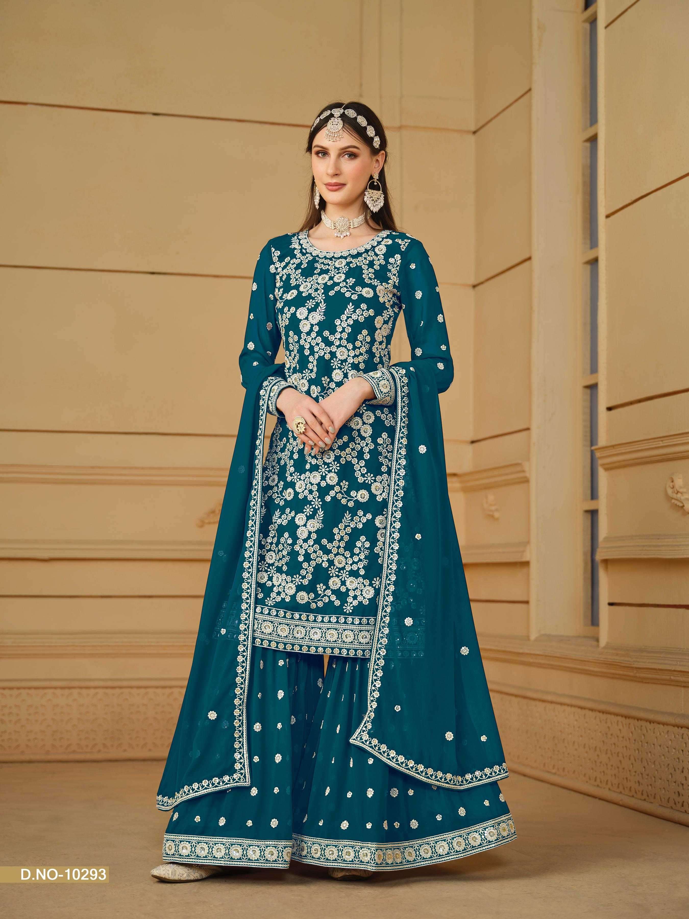 anjubaa vol 29 series 10291-10294 Faux Georgette suit