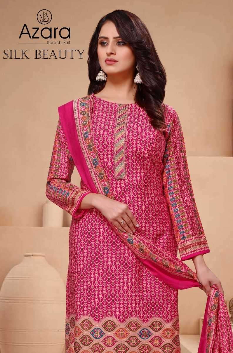 azara silk beauty series 1009 modal muslin suit