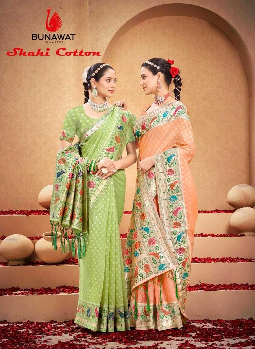 bunawat shahi series 1001-1006 Cotton saree