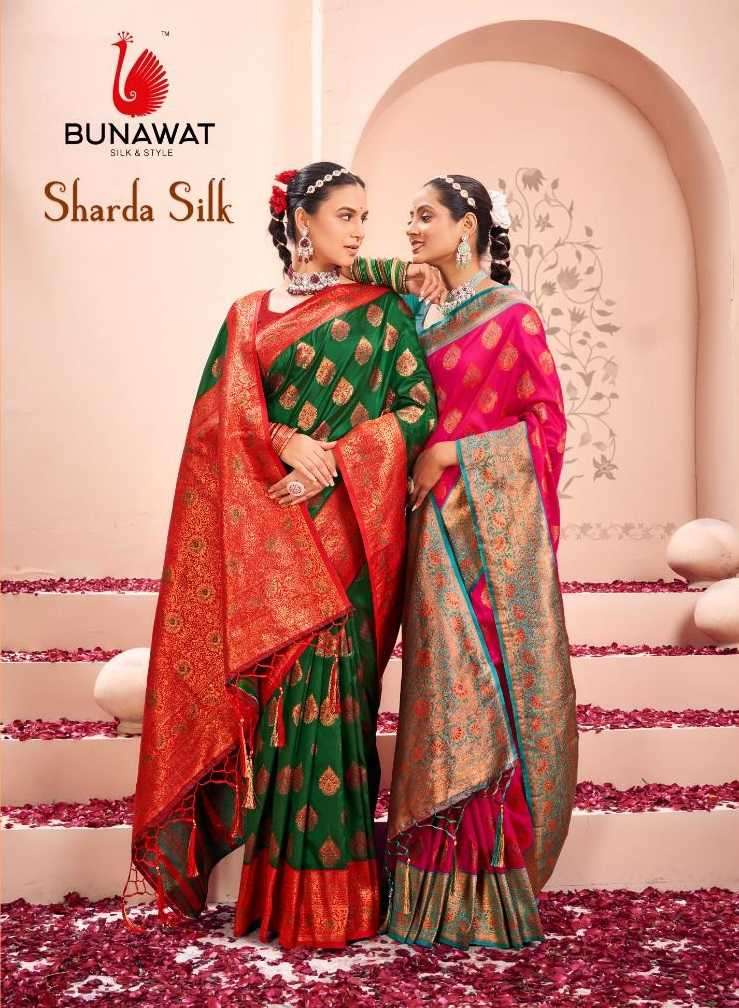 bunawat shrada silk series 1001-1006 Kanjivaram Silk saree