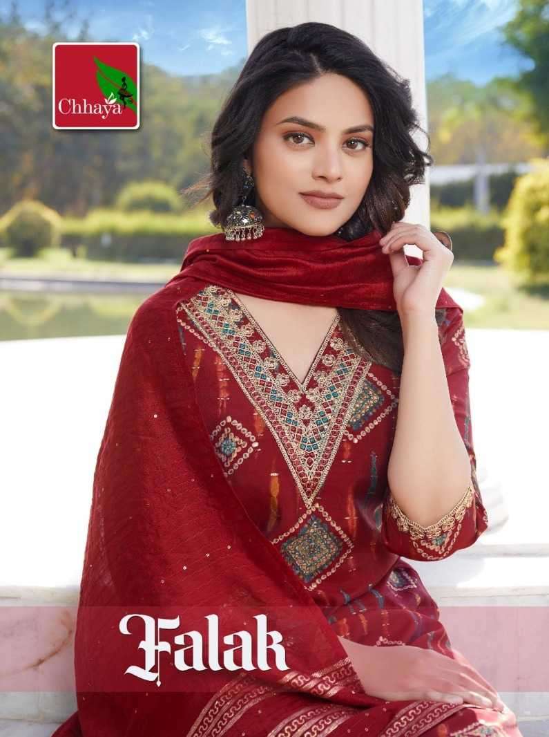 chhaya falak series 1001-1006 Heavy modal pring silk readymade suit 