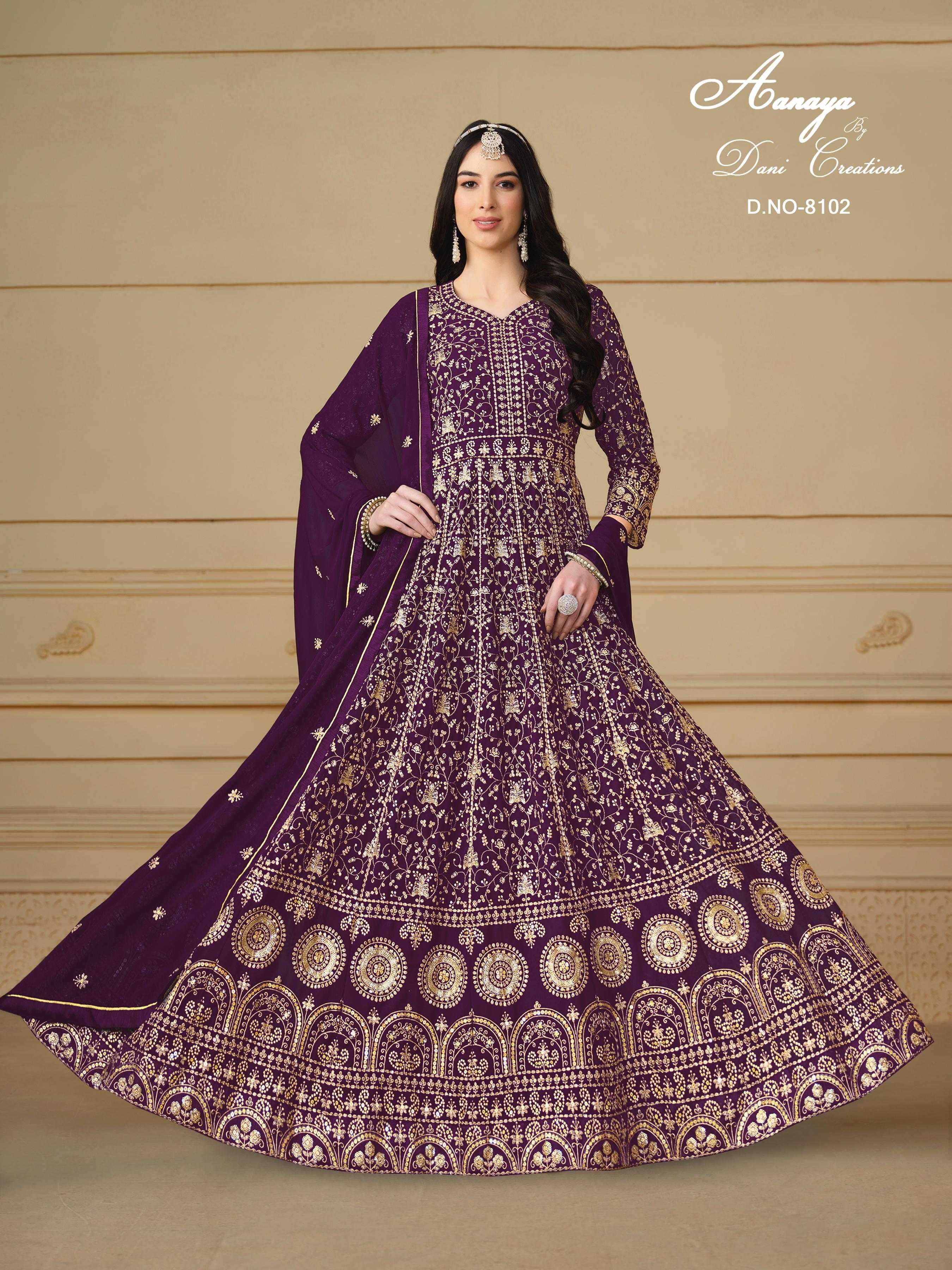 dani aanaya vol 181 series 8101-8104 faux georgette suit 